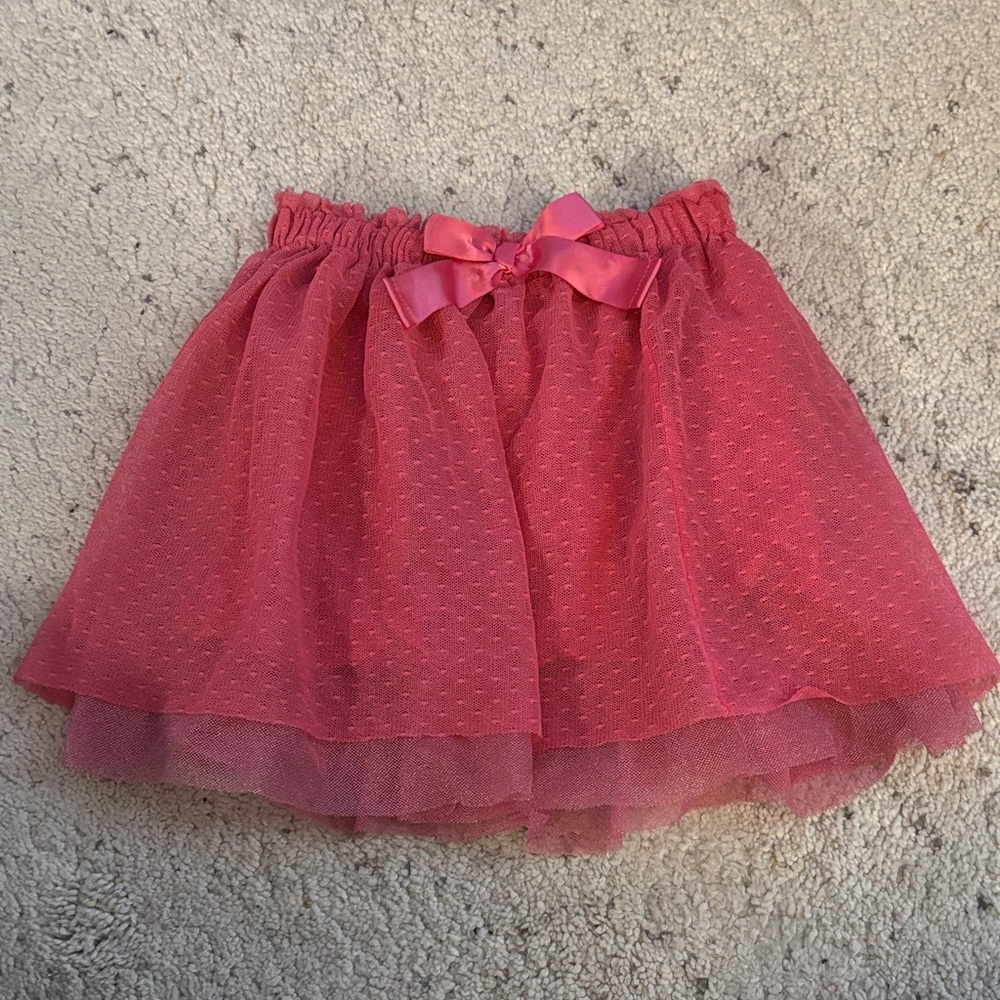 OshKosh B’gosh 5T Pink Tulle TuTu Skirt with Bow
